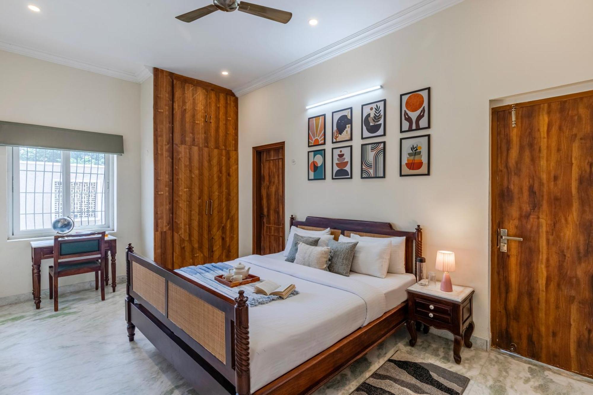 Elivaas 3 Bhk With Pvt Pool & Lush Garden - Oakwood Villa Jaipur Exterior photo