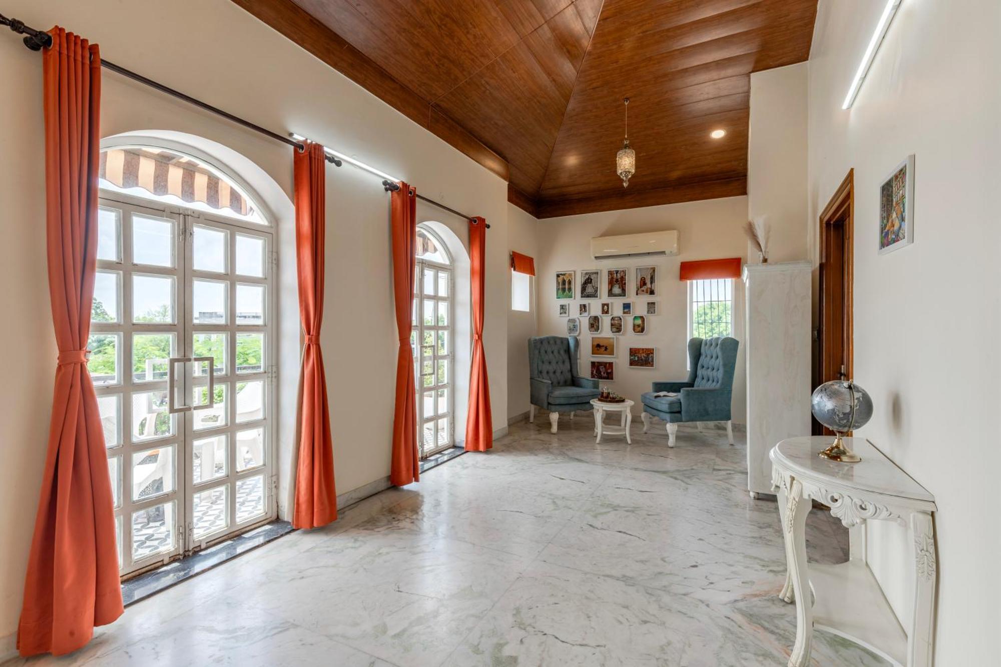 Elivaas 3 Bhk With Pvt Pool & Lush Garden - Oakwood Villa Jaipur Exterior photo