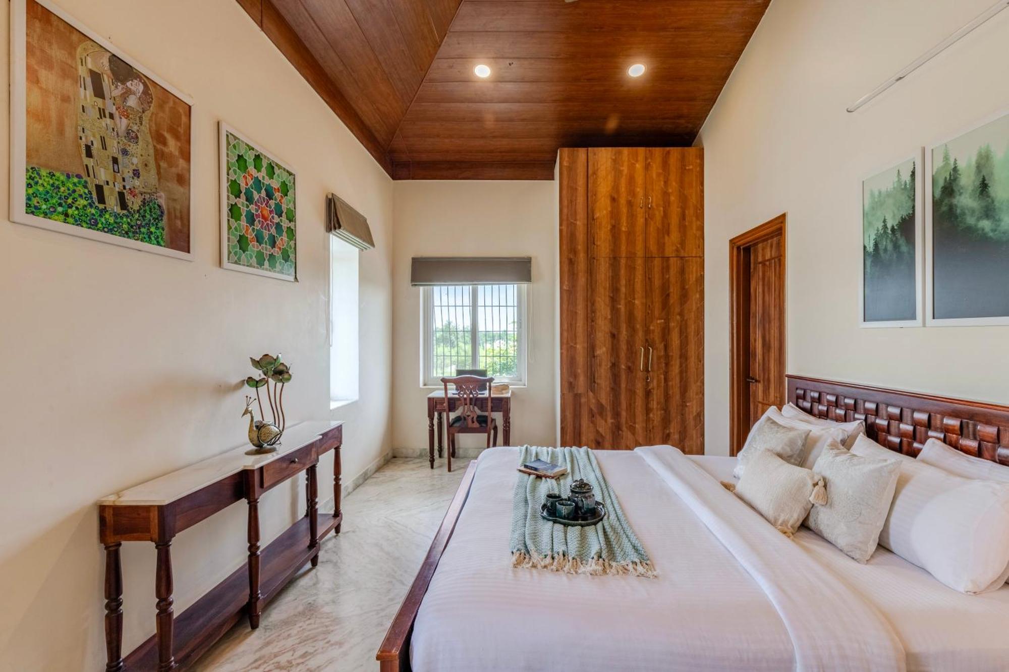 Elivaas 3 Bhk With Pvt Pool & Lush Garden - Oakwood Villa Jaipur Exterior photo